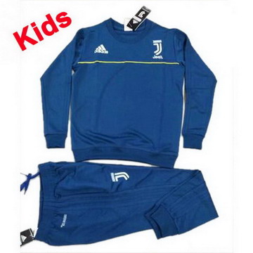 Maillot de Juventus Enfant Formation ML Bleu 2017/2018