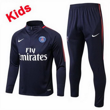 Maillot de PSG Enfant Formation ML Bleu fonce 2017/2018