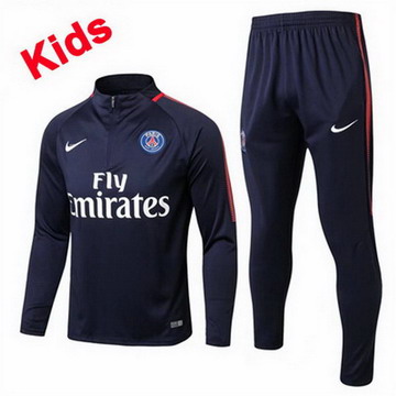 Maillot de PSG Enfant Formation ML Bleu fonce 2017/2018