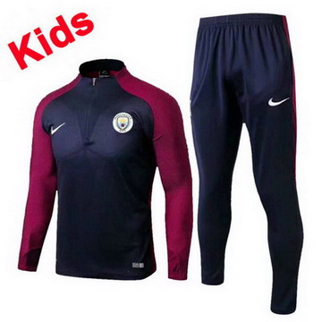 Maillot de Manchester City Enfant Formation ML 2017/2018