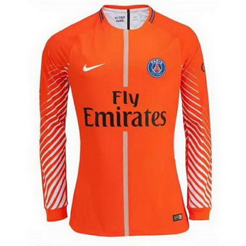 Maillot de PSG Manche Longue Gardien orange 2017/2018