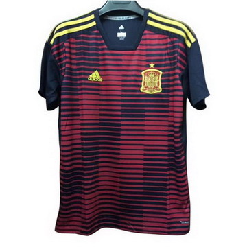 Maillot de pre-match Espagne Rouge 2017/2018