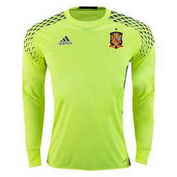 Maillot de Espagne Manche Longue Gardien vert 2018/2019