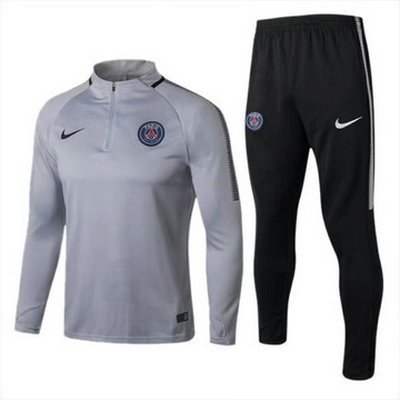 Maillot de PSG Formation ML gris-03 2017/2018