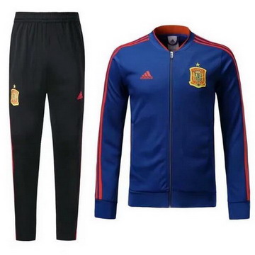 Vestes foot Espagne 2017/2018 Azul marino