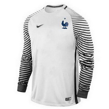 Maillot de France Manche Longue Gardien Blanc 2017/2018