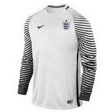 Maillot de Angleterre Manche Longue Gardien Blanc 2017/2018