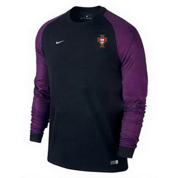 Maillot de Portugal Manche Longue Gardien Noir 2017/2018