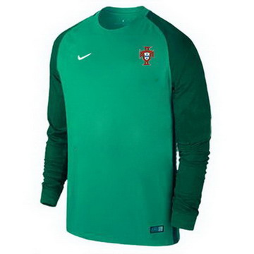 Maillot de Portugal Manche Longue Gardien Vert fonce 2017/2018