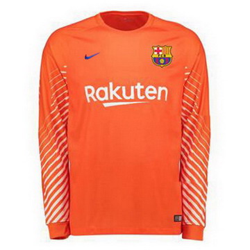 Maillot de Barcelone Manche Longue Gardien Orange 2017/2018