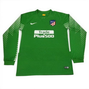 Maillot de Atletico Madrid Manche Longue Gardien Vert-01 2017/20