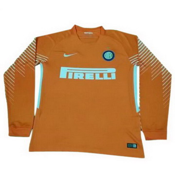 Maillot de Inter Milan Manche Longue Gardien arancione 2017/2018