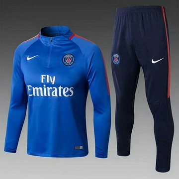 Maillot de PSG Formation ML bleu-01 2017/2018