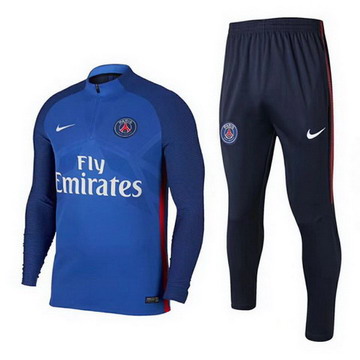 Maillot de PSG Formation ML bleu-02 2017/2018