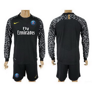 Maillot de PSG Manche Longue Gardien Noir 2017/2018