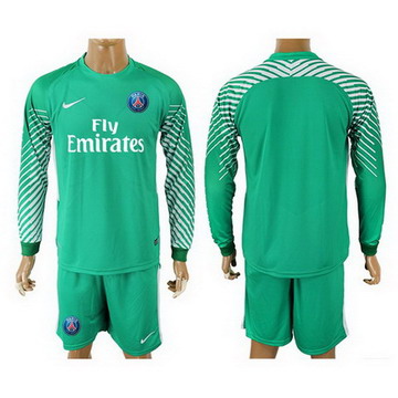 Maillot de PSG Manche Longue Gardien Vert 2017/2018