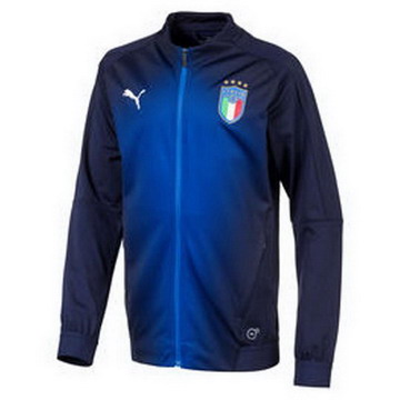 Vestes foot Italie 2017 2018 Bleu