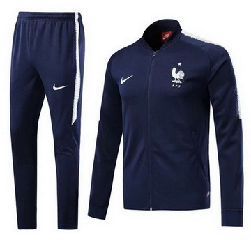 Vestes foot France 2017/2018 Bleu