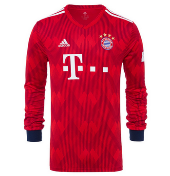 Maillot de Bayern Munich Manche Longue Domicile 2018/2019