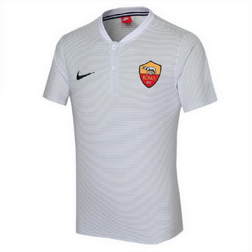 Maillot de Polo AS Roma Blanc 2017/2018