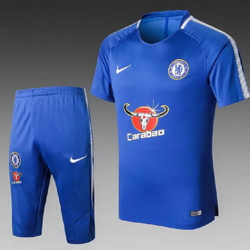 Maillot de Formation Chelsea bleu-01 2017/2018