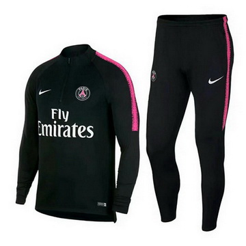 Maillot de PSG Formation ML Noir 2017/2018