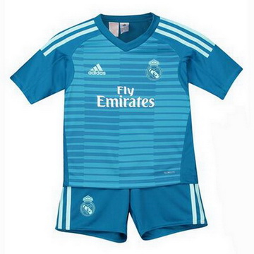 Maillot de Real Madrid Enfant Gardien Bleu 2018/2019