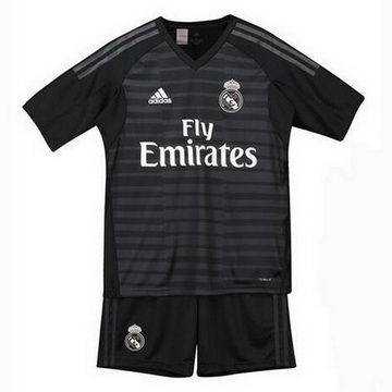 Maillot de Real Madrid Enfant Gardien Noir 2018/2019