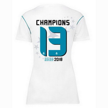 Maillot de Real Madrid Femme 13 Champions 2017/2018