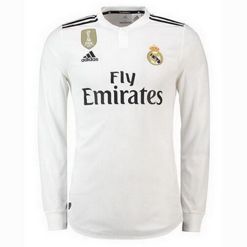 Maillot de Real Madrid Manche Longue Domicile 2018/2019