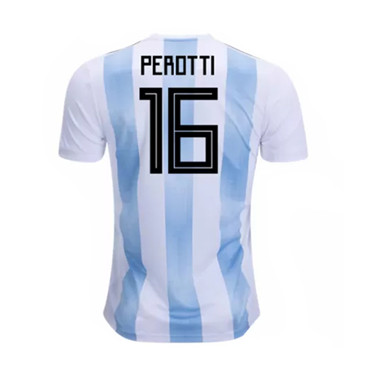 Maillot Argentine Perotti 16 Domicile Coupe du monde 2018