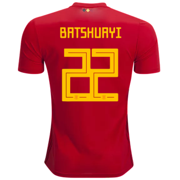 Maillot Belgique Batshuayi 22 Domicile Coupe du monde 2018