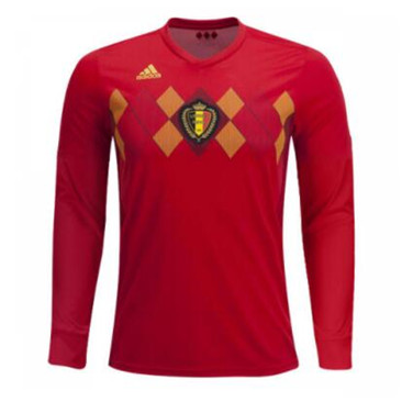 Maillot Belgique Domicile ML Coupe du monde 2018