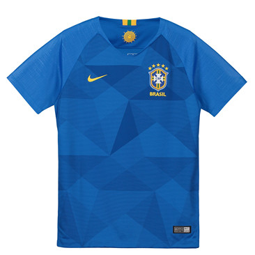 Maillot Bresil Exterieur Enfant Coupe du monde 2018