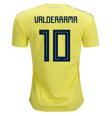 Maillot Colombie VALDERRAMA 10 Domicile Coupe du monde 2018
