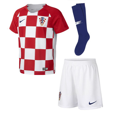 Maillot Croatie Domicile Enfant Coupe du monde 2018