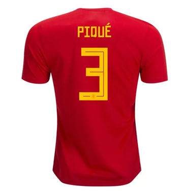 Maillot Espagne 3 PIQUE Domicile Coupe du monde 2018