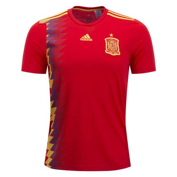 Maillot Espagne Domicile Coupe du monde 2018