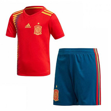 Maillot Espagne Enfant Domicile Coupe du monde 2018