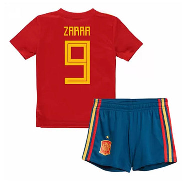 Maillot Espagne Enfant Zarra Domicile Coupe du monde 2018