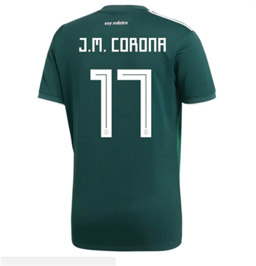 Maillot Mexique 17 J.M. CORONA Domicile Coupe du monde 2018