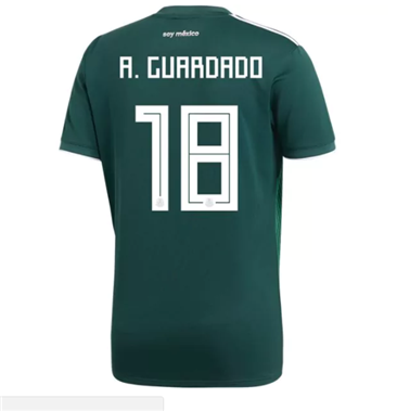 Maillot Mexique 18 A.GUARDADO Domicile Coupe du monde 2018