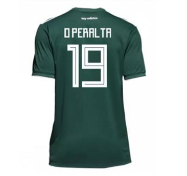 Maillot Mexique Domiciles Oribe Peralta 19 Coupe du monde 2018