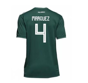 Maillot Mexique Domiciles Ryan Marquez 4 Coupe du monde 2018