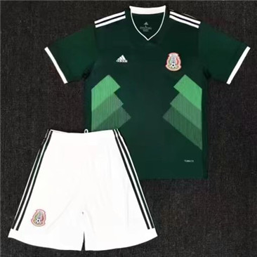 Maillot Mexique Enfant Domicile Coupe du monde 2018