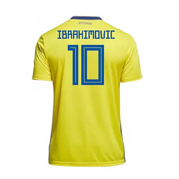 Maillot Suède Ibrahimovic Domicile Coupe du monde 2018