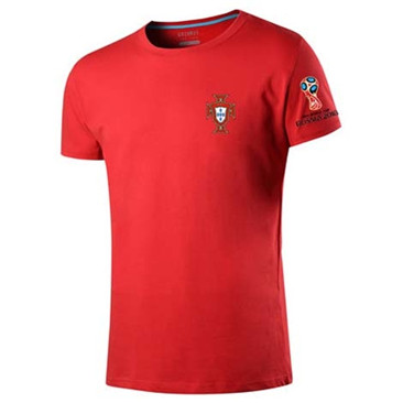 Maillot T Shirt Portugal Rouge Coupe du monde 2018