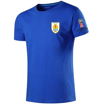 Maillot T Shirt Uruguay Bleu Coupe du monde 2018