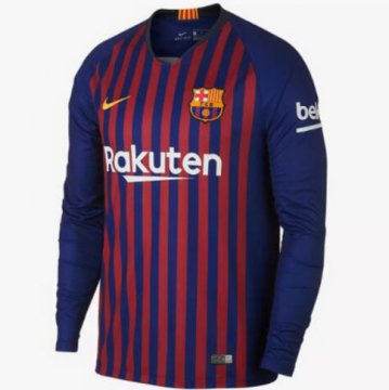 Maillot de Barcelone Manche Longue Domicile 2018/2019