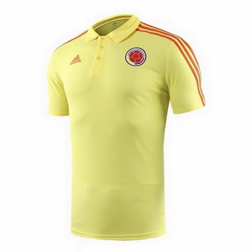 Maillot de Polo Colombie Jaune 2018/2019